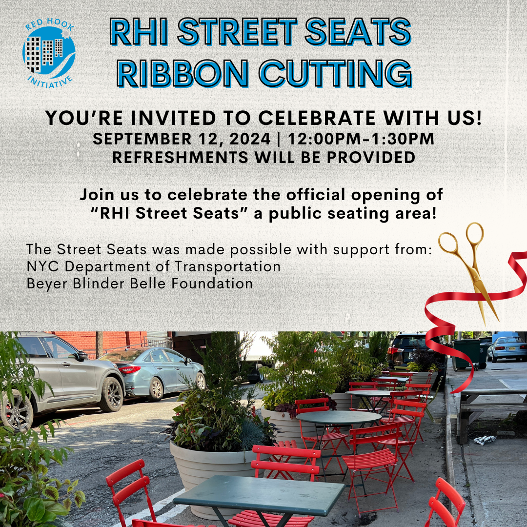 RHI Street Seats Ribbon Cutting Press Release, September 2024